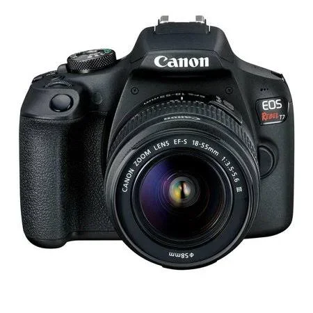 Canon Eos Rebel T7 DSLR Camera w/ EF-S 18-55mm f/3.5-5.6 III Lens