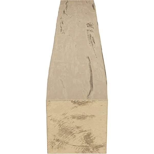 Ekena Millwork MANURW04X08X36PP 4x22H x 8x22D x 36x22W Riverwood Faux Wood Fireplace Mantel, Natural Pine