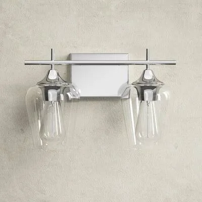 Keener Dimmable Vanity Light Birch Lane Finish: Polished Chrome, Number of Lights: 4