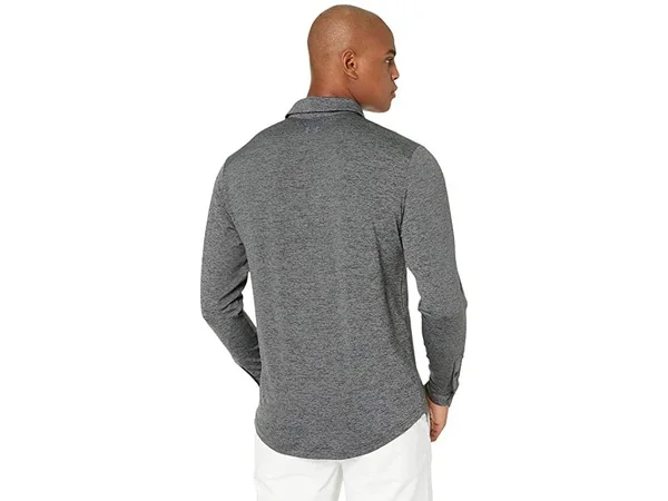 Under Armour Men's Playoff 2.0 Long Sleeve Polo - Black - LG