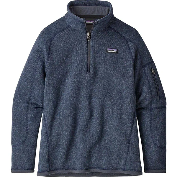 Patagonia Girls Better Sweater 1/4 Zip Classic Navy