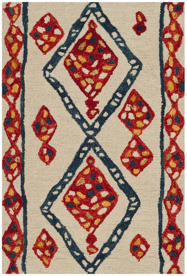 Safavieh Aspen APN702A 2&3x22 x 7&0x22 Runner Ivory - Multi Area Rug