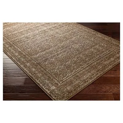 Art of Knot Juargas Dark Brown Traditional 7&10 inch x 11&2 inch Area Rug