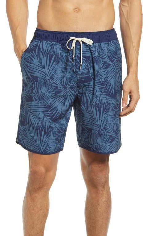 Fair Harbor Grey Floral Anchor - Mens, S