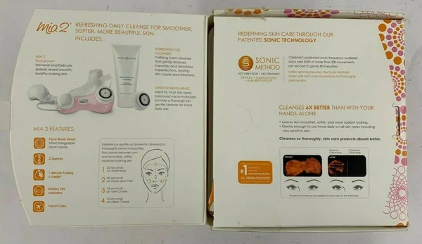 Clarisonic MIA2 Two Speed Facial Sonic Cleansing System - Pink