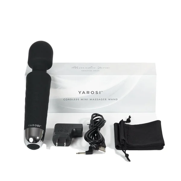 Alessandro Yarosi Cordless Waterproof Therapeutic Wand Massager, 8 Powerful SPE