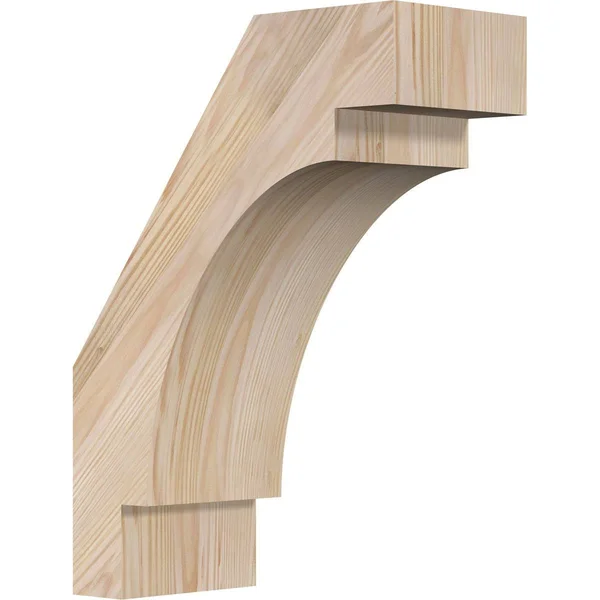 5 1/2 inchw x 12 inchd x 16 inchh Merced Smooth Brace - Douglas Fir