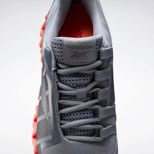 Reebok ZigWild Trail 6 Men's Shoes Sneakers 7 Cold Grey, Cold Grey 6, Vivid Orange