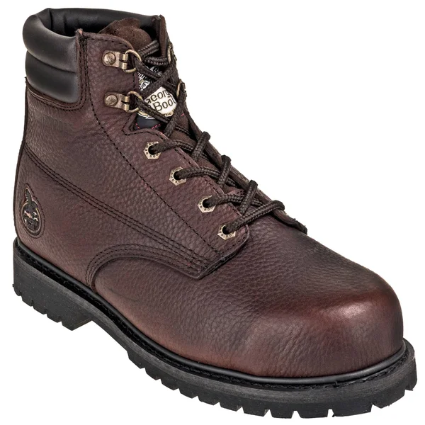 Men's Brown Georgia Boot Oiler Steel Toe Waterproof Work Boot Size 8.5