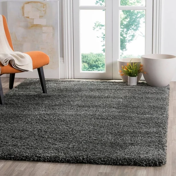 Safavieh Santa Monica Shag Beige 6&-7x22 x 6&-7x22 Round Rug