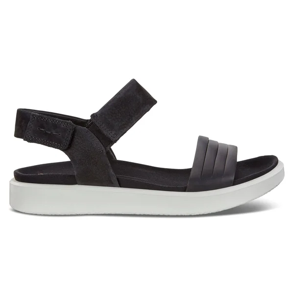 Ecco Women's Flowt Strap Sandal, Black/Black