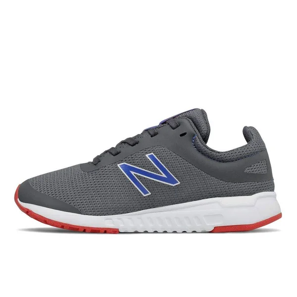New Balance Kids 455v2 (Little Kid/Big Kid) Boys School Shoes Lead/Cobalt : 3 Little Kid M