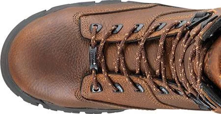 Timberland Pro Men's 8 in. Helix Composite Toe Waterproof Work Boot - Brown