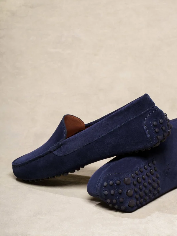 M.Gemi The Felize Suede - Blue - Loafers