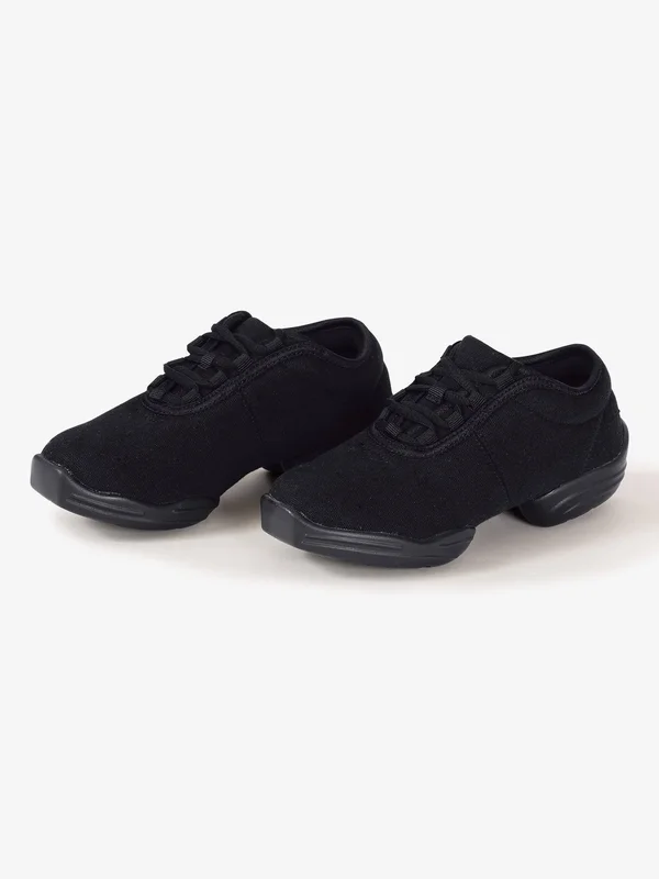 Theatricals Womens Split Sole Dance Sneaker in Black 11.5 T8001