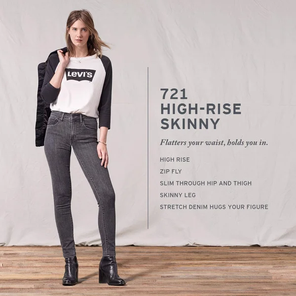 Levi&s Women's 721 High Rise Skinny Jeans