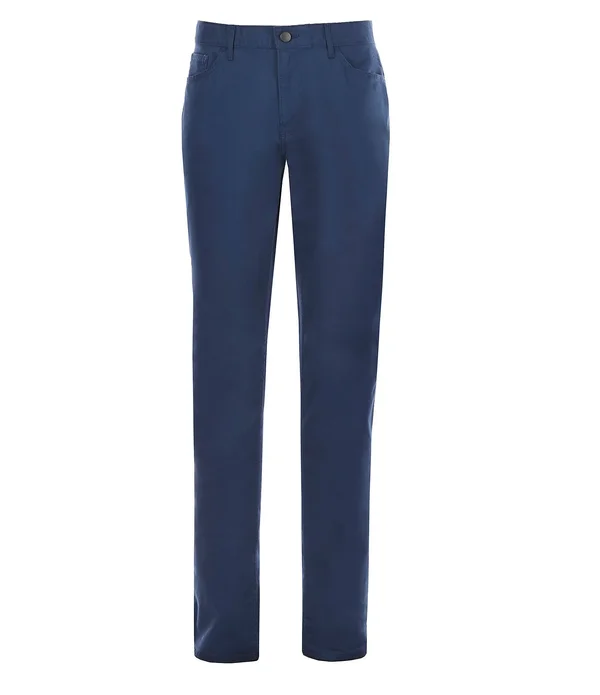 Michael Kors Slim-Fit Parker Stretch Flat Front Twill Pants - 32 30
