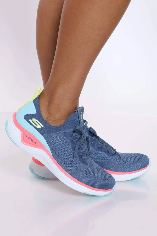 Skechers Solar Fuse Slate/Pink - Size 9.0