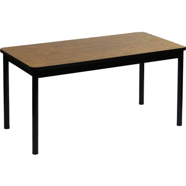 Correll LR2448-06 High Pressure Library Table 24 x 48 x 29 in. - Medium Oak