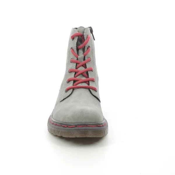 Rieker Docsy 05 Grey Womens Lace Up Boots 76240-40 in Size 38