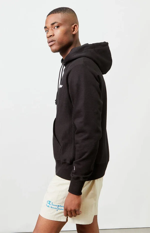 Champion REVERSE Weave Pullover Hoodie Black