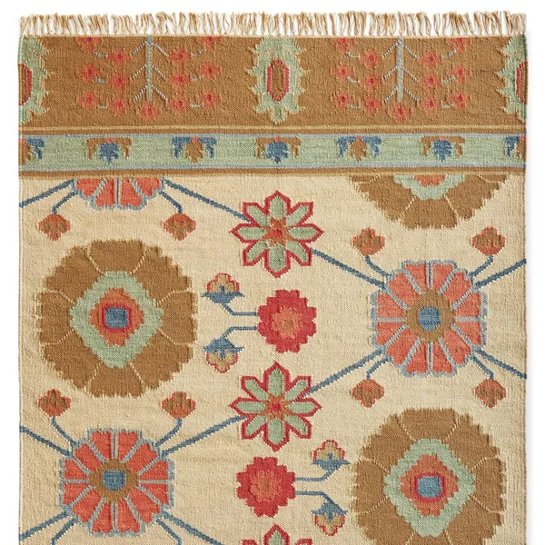 Kismet Kilim Rug by Sundance - Green (4x6)