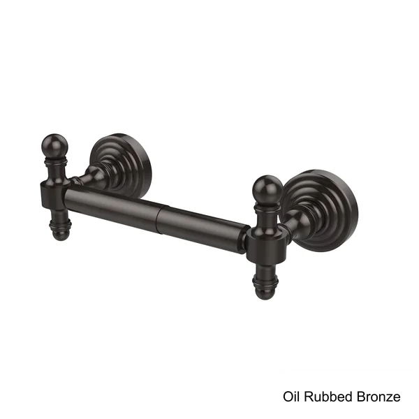 Allied Brass Retro Wave Collection 2 Post Toilet Tissue Holder Polished Nickel RW-24