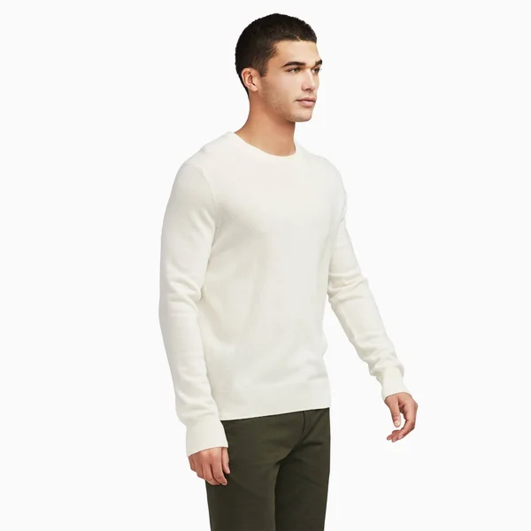 NAADAM The Essential Cashmere Sweater Mens in Cement, L
