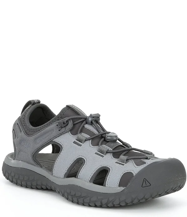 Keen Men's Solr Sandal - 11 - Steel Grey, Magnet