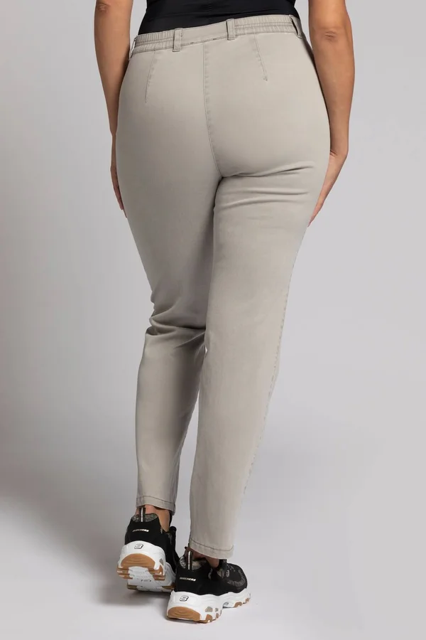 Plus Size Straight Fit, Woman, Beige, Size: 16L, Cotton, Ulla Popken