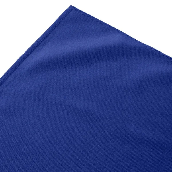 Snap Drape 5412EG29S3-572 Wyndham 17& 6x22 x 29x22 Royal Blue Shirred Pleat Table Skirt with Velcro Clips