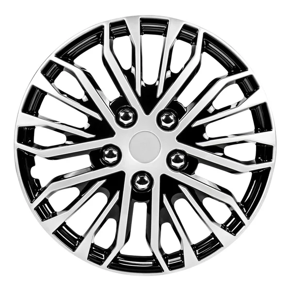 Pilot Automotive WH141-16S-B 16 inch Apex Black and Silver Universal Hubcap Wheel Covers for Cars, Set of 4, Fits Toyota Volks