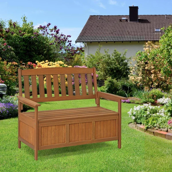 Furinno FG17353 Tioman Outdoor Hardwood Kent Storage Box