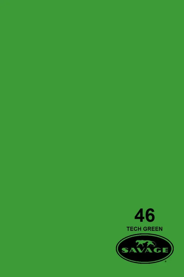 Savage Widetone Seamless Background Paper - 140x22 Wide x 105&, Tech Green, #46