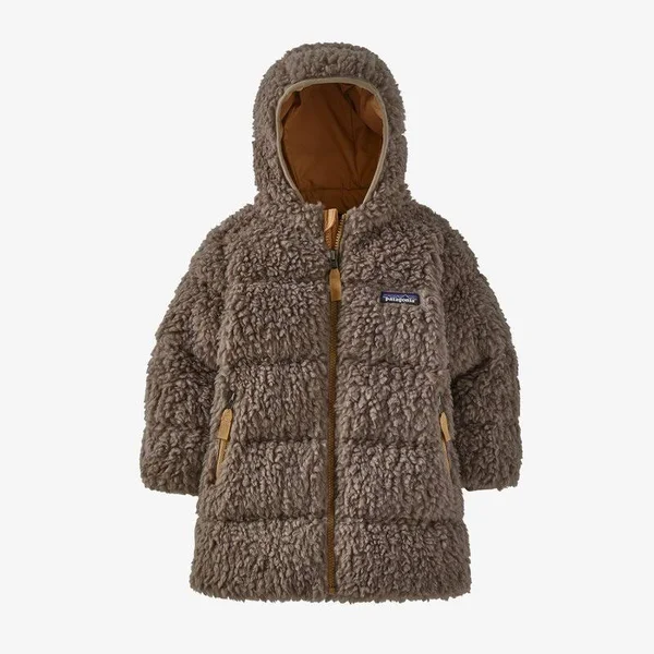Patagonia Recycled Hi-Loft Parka - Baby 6M Furry Taupe