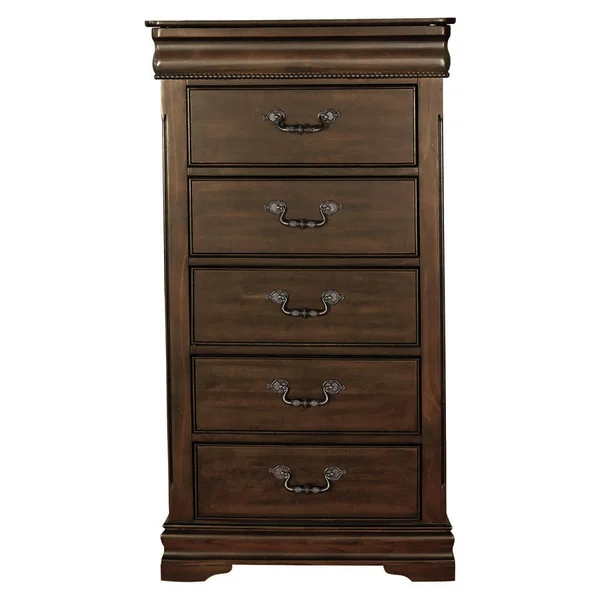 Homelegance Mont Belvieu Cherry Lift-Top Lingerie Chest 1869-12