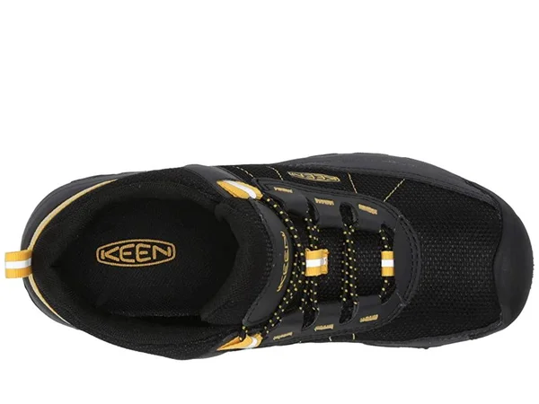 Keen Targhee Sport Shoe - Kids& Black/Keen Yellow - 3.0