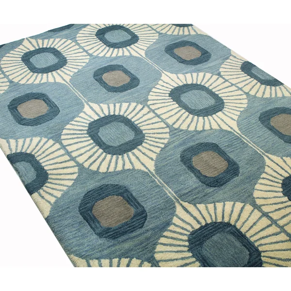 Bashian Chelsea ST103 Runner Rug, 2&6x22 x 8& - Light Blue