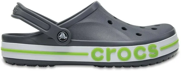 Crocs Bayaband Clog - Gray - Leather Sandals