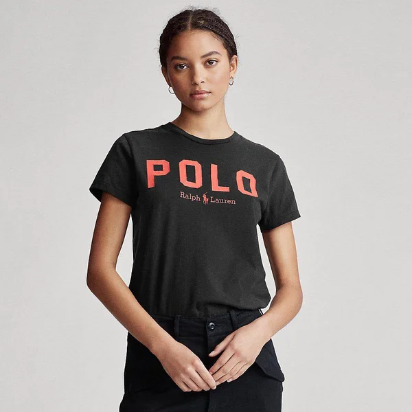 Ralph Lauren Women's Polo Cotton Tee - Size Xs in Polo Black
