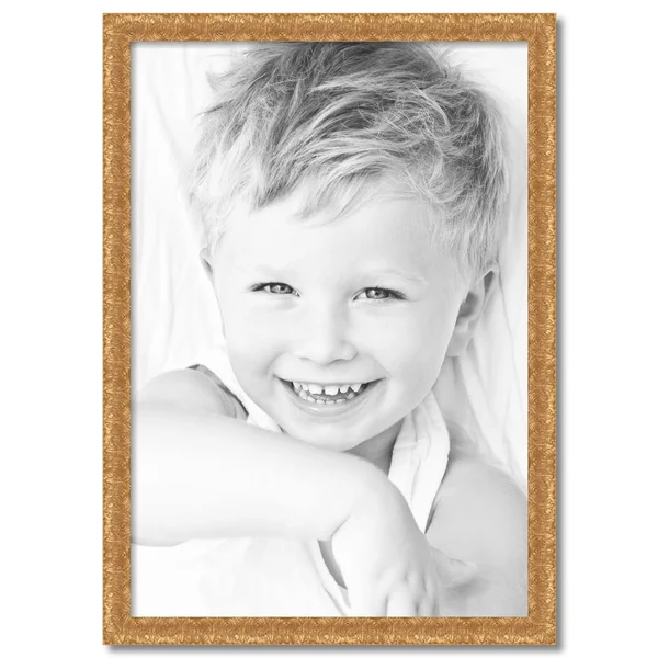 25x36 Gold and Black Wood Picture Poster Frame for 36x25 Photo 2WOM-D11241-25x36 by ArtToFrames