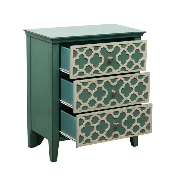 Avenue 405 209-038ACCT Sadona 27 in. Three Drawer Accent Chest in Grey - Contemporary & Modern, Bellacor