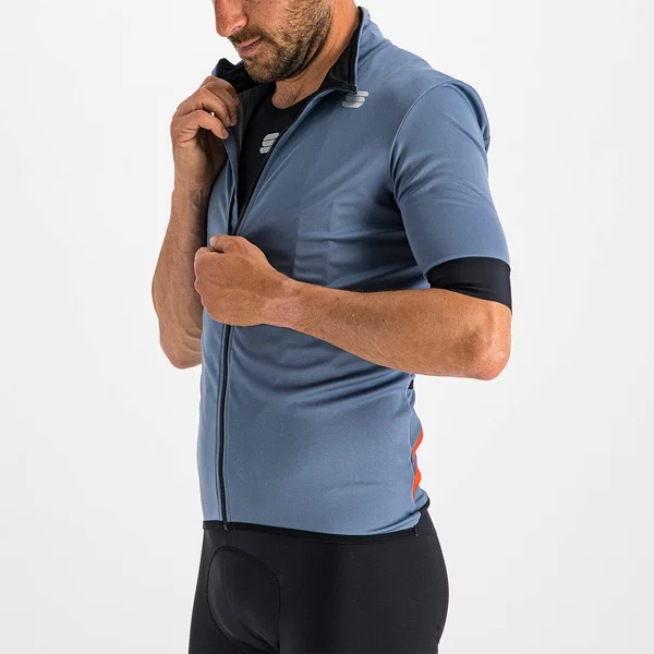 Sportful Fiandre Light NoRain Short Sleeve Jacket - XL - Blue Sea