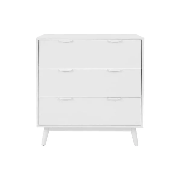 StyleWell Amerlin White Wood 3 Drawer Chest of Drawers (31.5 in W. x 32.68 in H.)