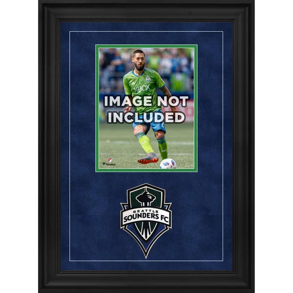 Fanatics Authentic Seattle Sounders Deluxe 8x22 x 10x22 Vertical Photograph Frame with Team Logo, 70cm x 70cm x 2.5cm