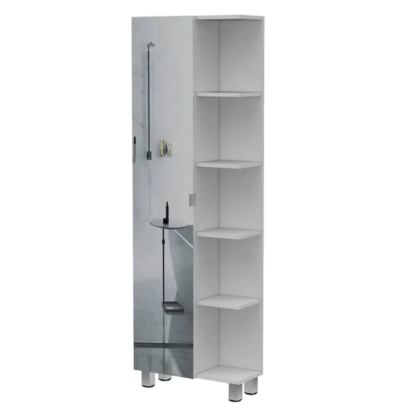 Los Angeles Linen Cabinet with Mirrror - FM Furniture MLB4441