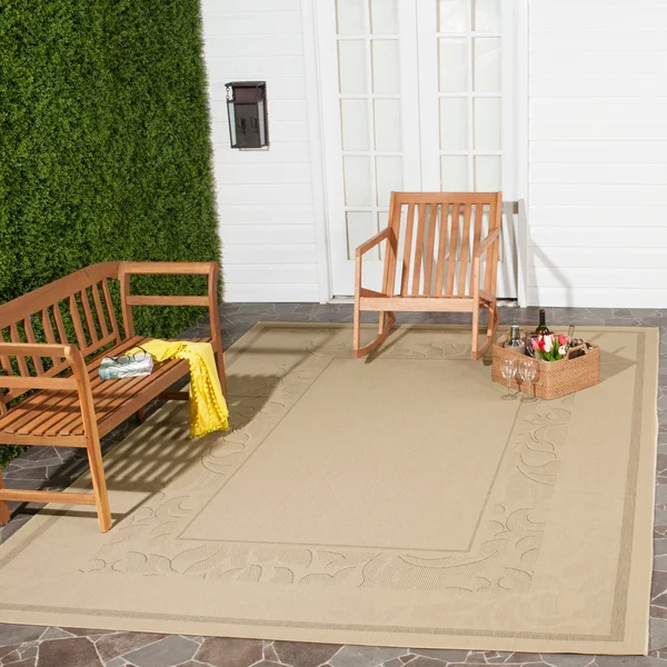 Safavieh Courtyard CY1704-3201 Natural Rug 5&3x22x5&3x22 - Round