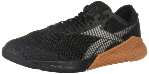 Reebok Men's Nano 9 Cross Trainer, Black/Grey, 6.5 M US