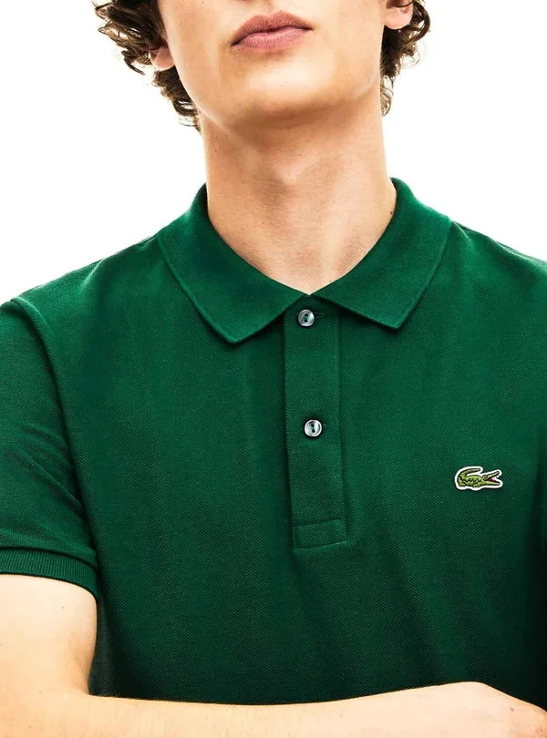 Lacoste Slim Fit Short-Sleeved Polo Green - M