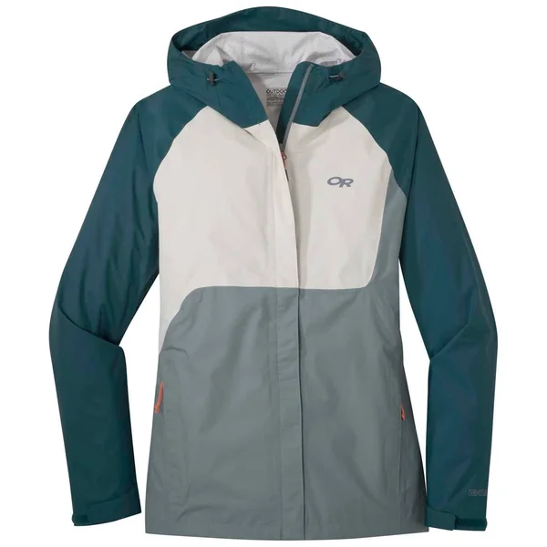 Outdoor Research Women's Apollo Jacket Large, mediterranean/lead/sand